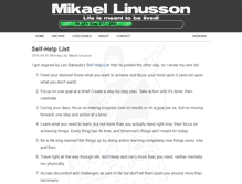 Tablet Screenshot of mikaellinusson.com